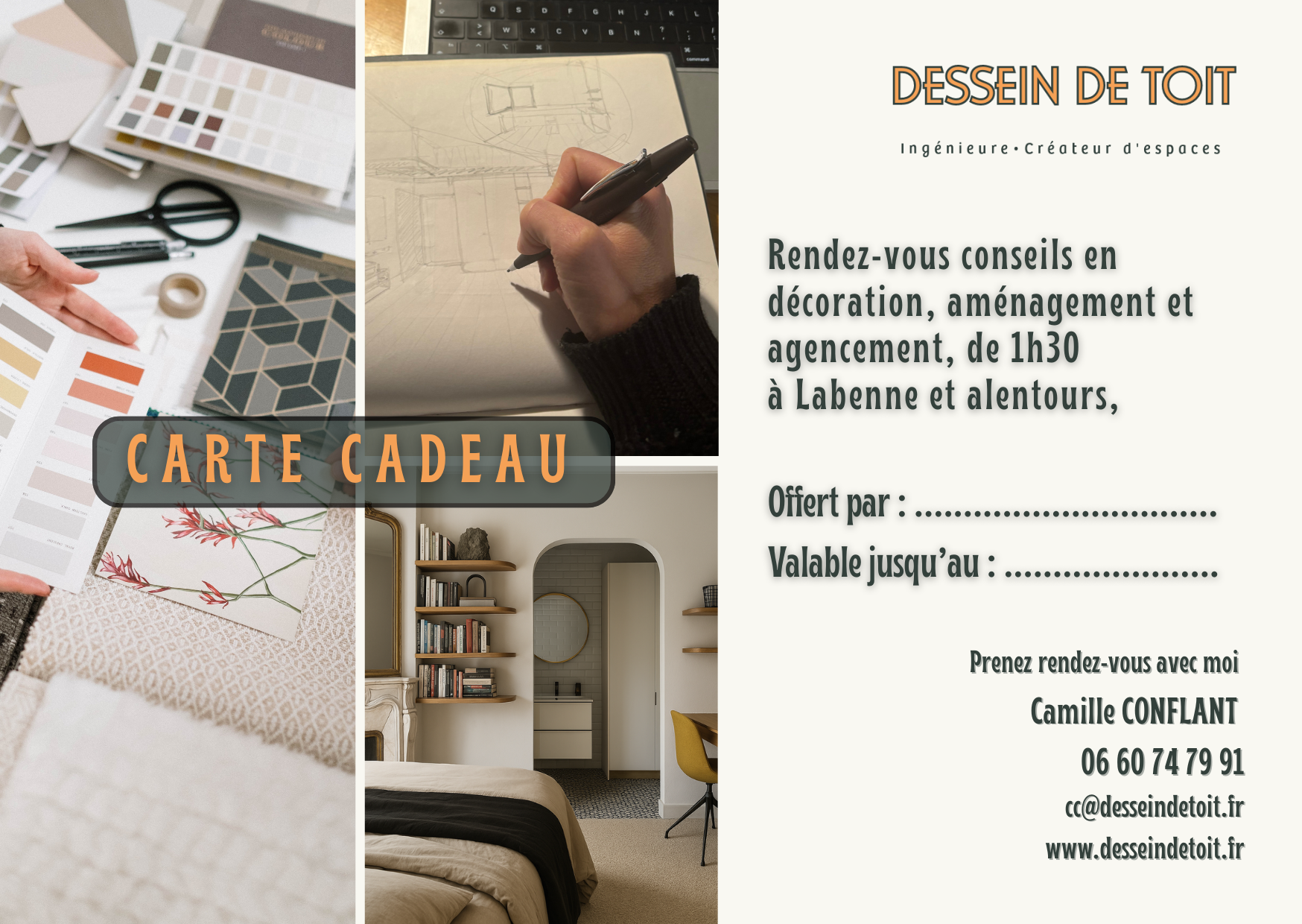 bon cadeau déco