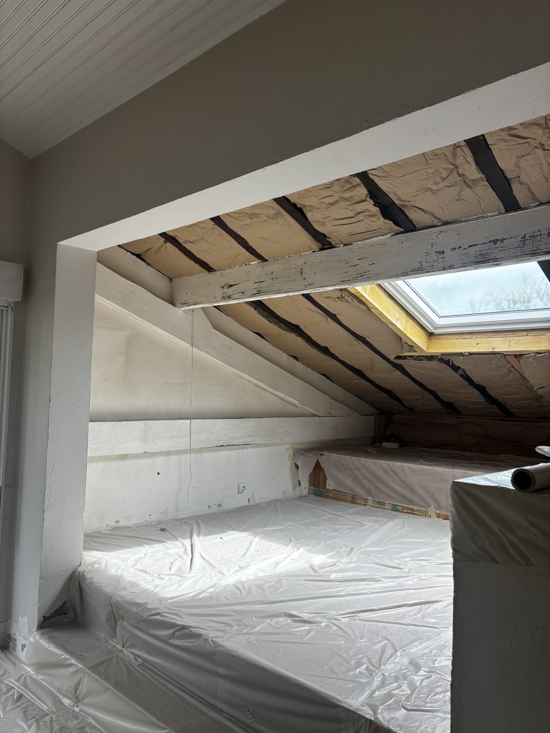 Rénovation isolation sous-pente