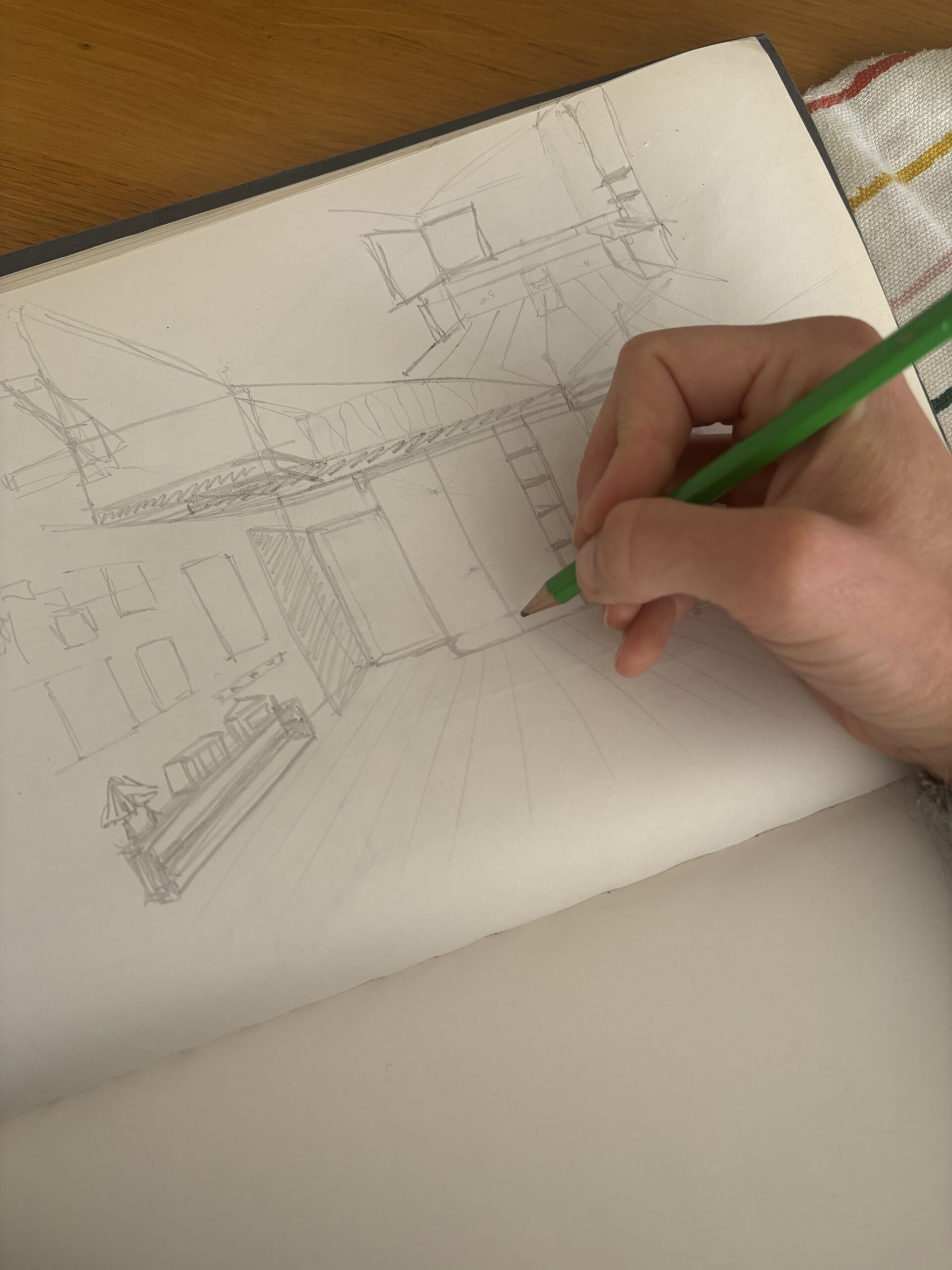 coaching déco, croquis en direct