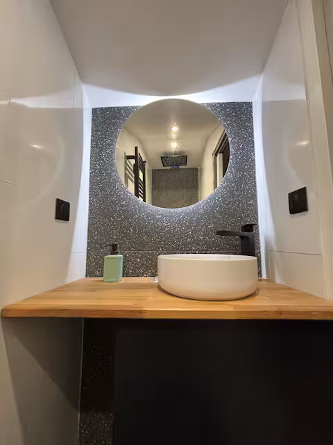 Projet réalisé création salle de bain villa Labenne