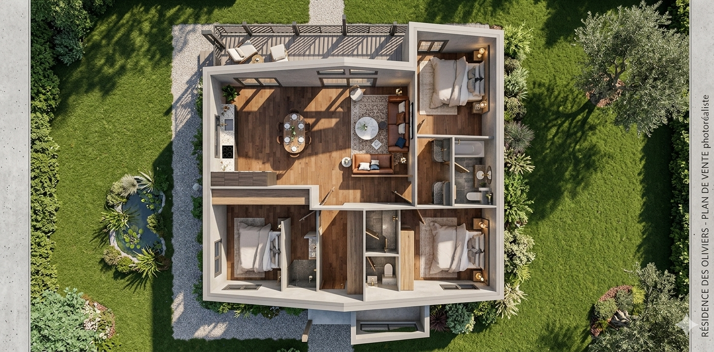 plan d'aménagement intérieur