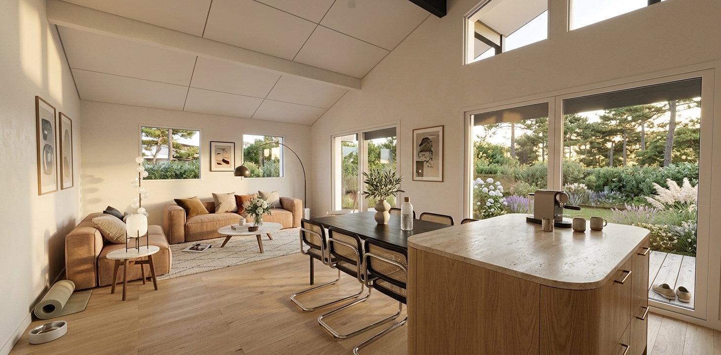 Conception maison plain-pied Labenne villa landaise